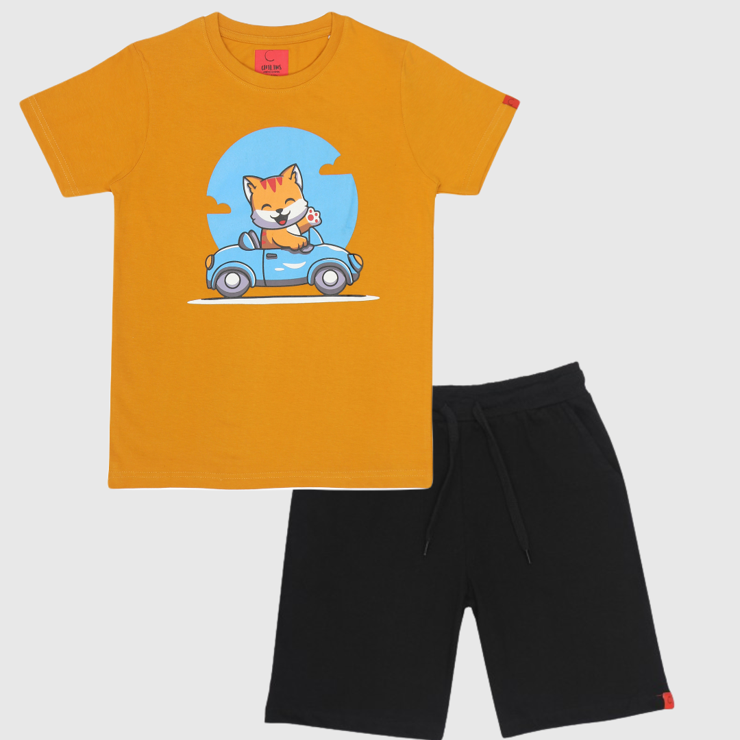 Chilins Kids Printed coord set | Grocsy