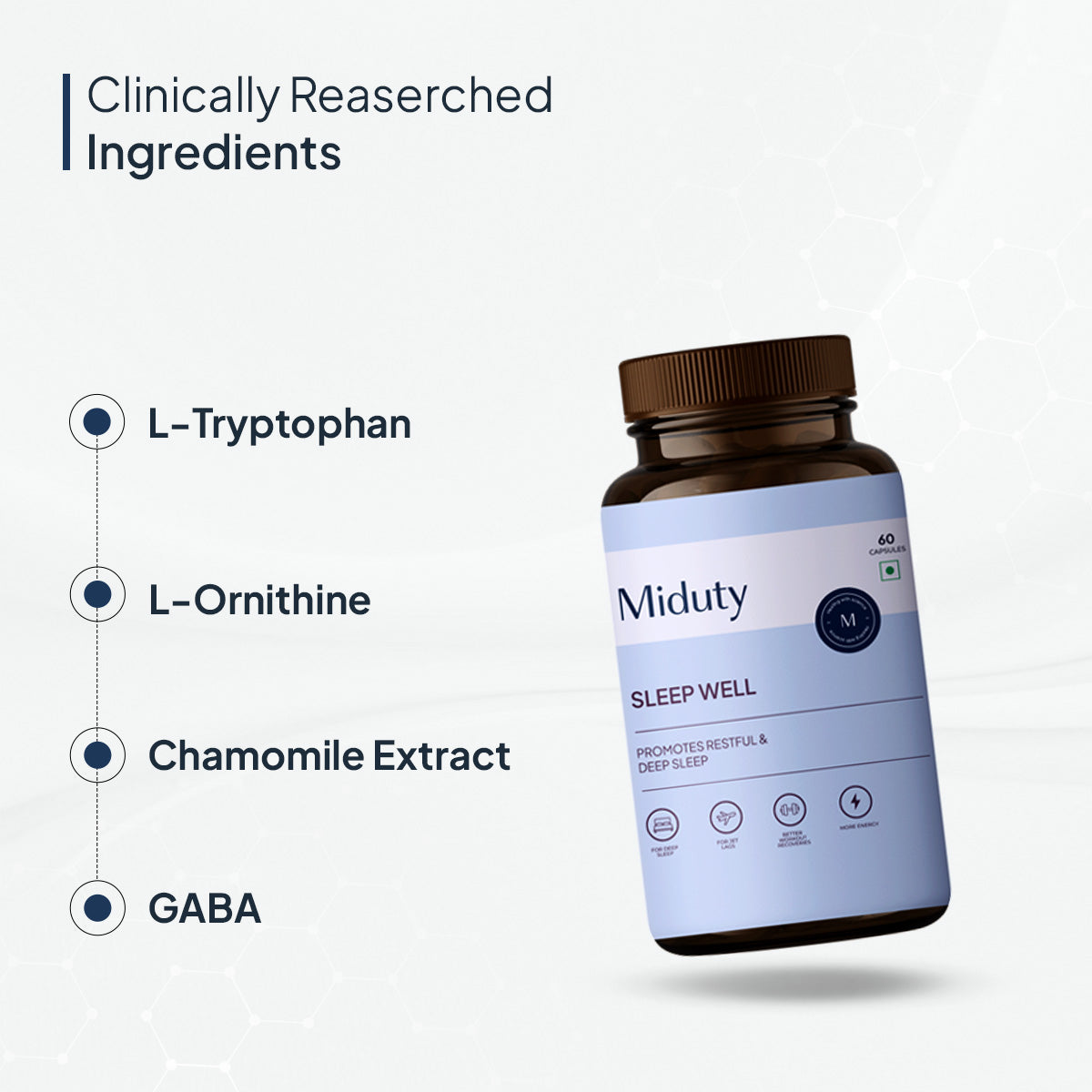 Miduty by Palak Notes Sleep Well Capsules | Grocsy