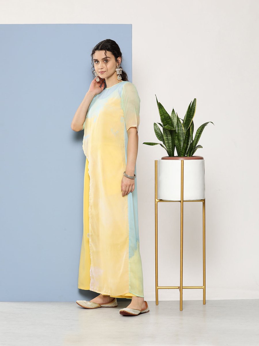 Ahalyaa Printed Waist Tie-Ups Basic Jumpsuit | Grocsy