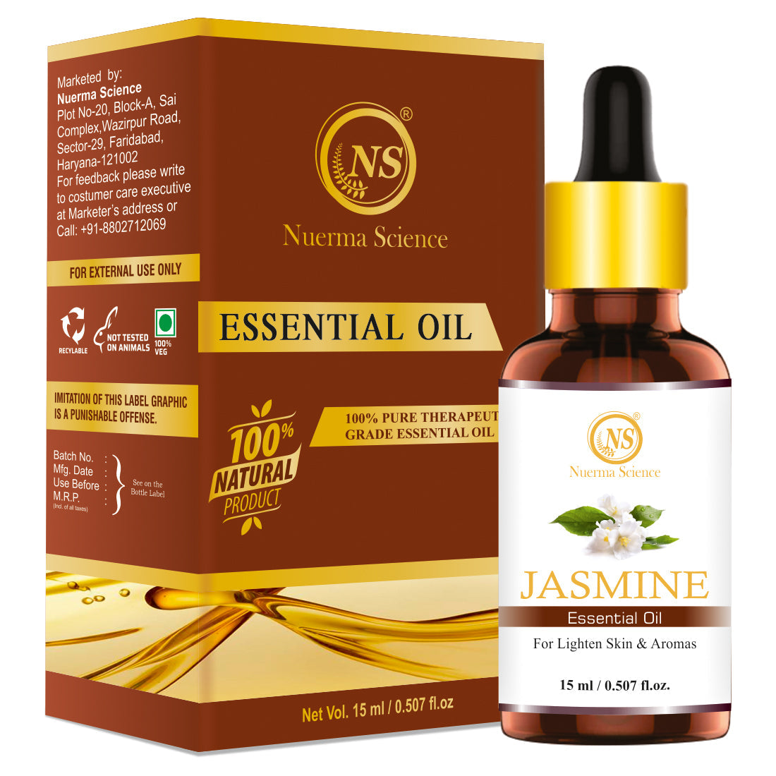 Nuerma Science Jasmine Essential Oil | Grocsy