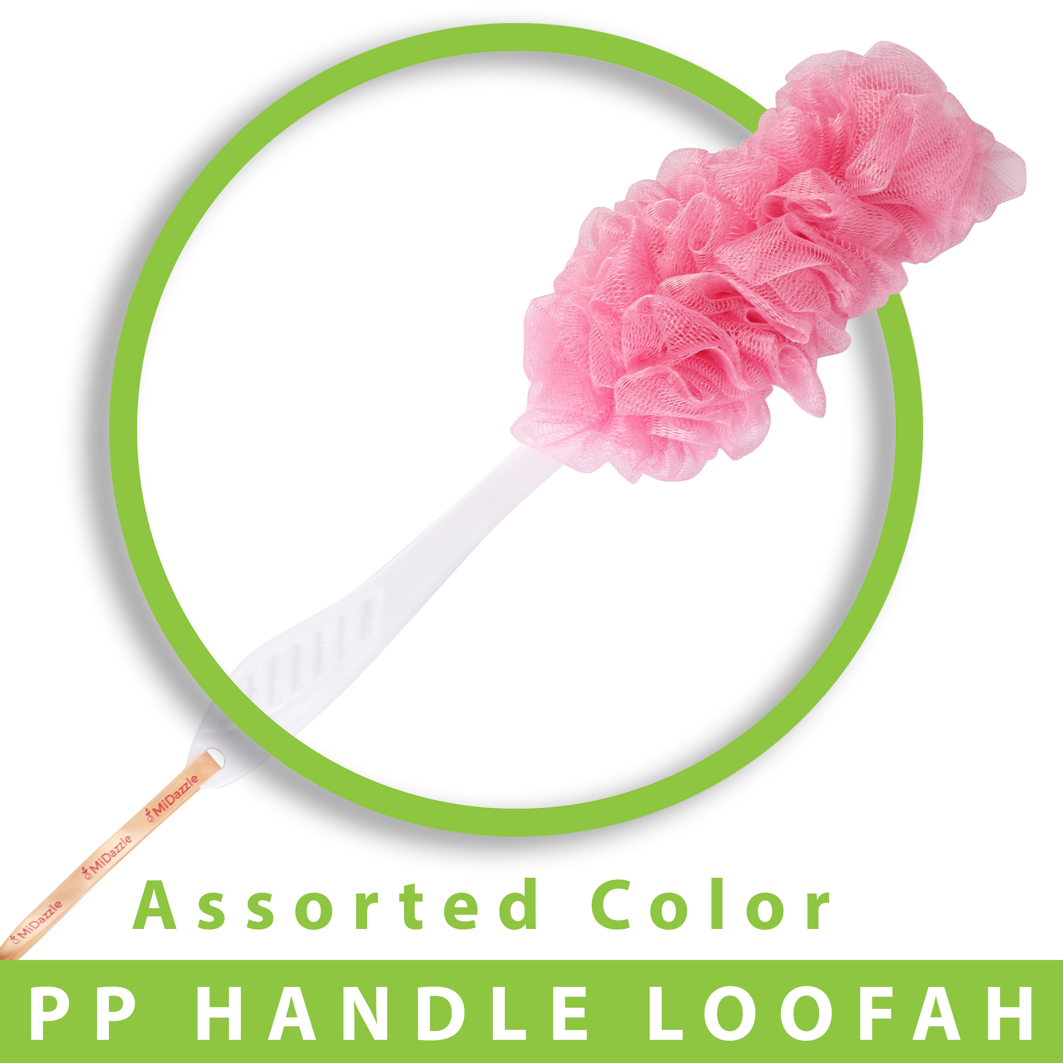 MiDazzle Handle Loofah MINL6004 | Grocsy