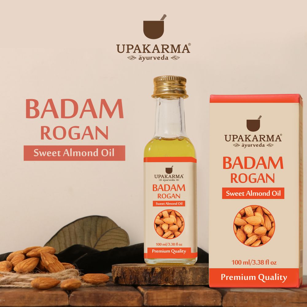 Upakarma Ayurveda Badam Rogan Sweet Almond Oil | Grocsy