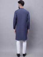 Even Apparels Grey Sherwani Kurta With Asymetrical Cut | Grocsy
