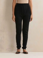 trueBrowns Black Woollen Leggings | Grocsy