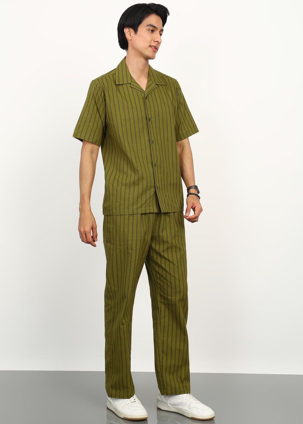 Fabmade Olive Rhythm Co-Ord Set | Grocsy
