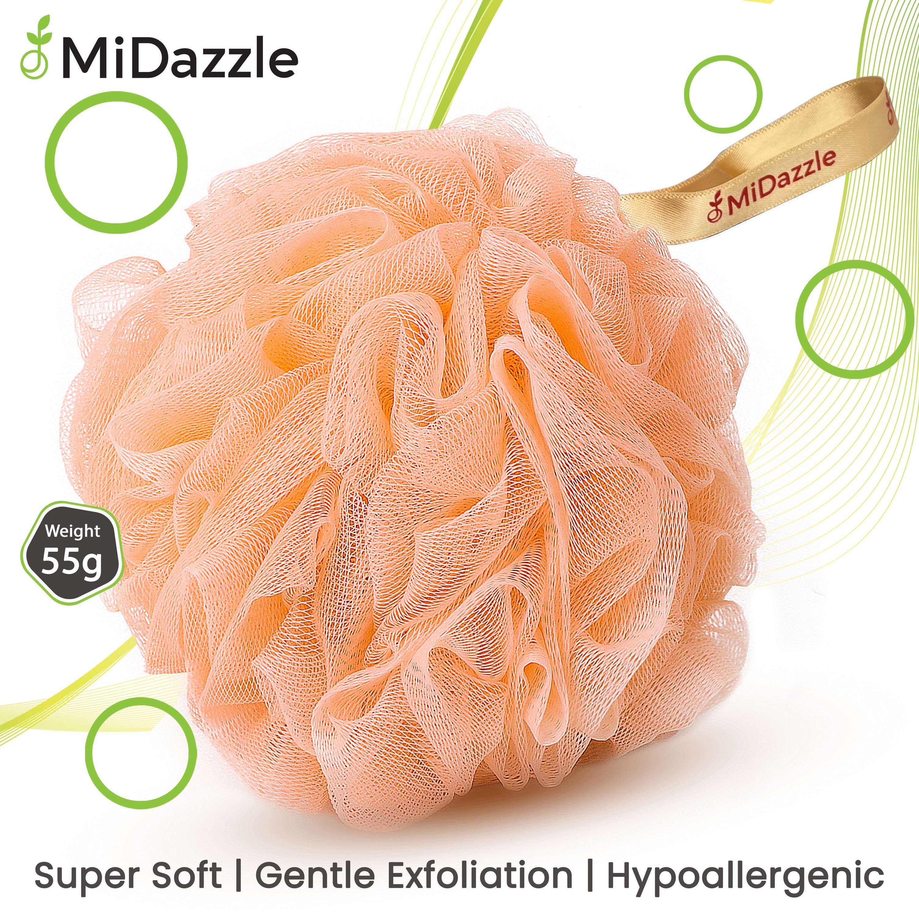 MiDazzle Bath Loofah-L MINL6003 | Grocsy