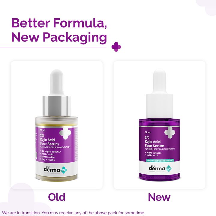 The Derma Co 2% Kojic Acid Face Serum with 1% Alpha Arbutin & Niacinamide | Grocsy