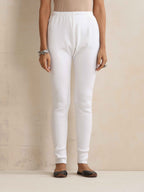 trueBrowns White Woollen Leggings | Grocsy
