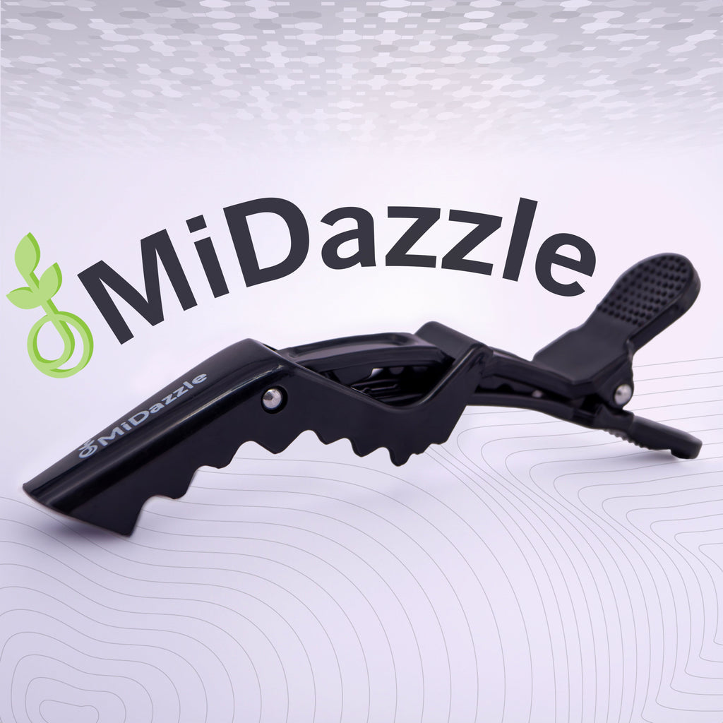 MiDazzle Section Hair Clips Pack Of 6 MIHA6302 | Grocsy