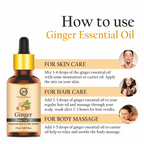 Nuerma Science Pure Ginger Oil For Skin, Body & Hair Care | Grocsy