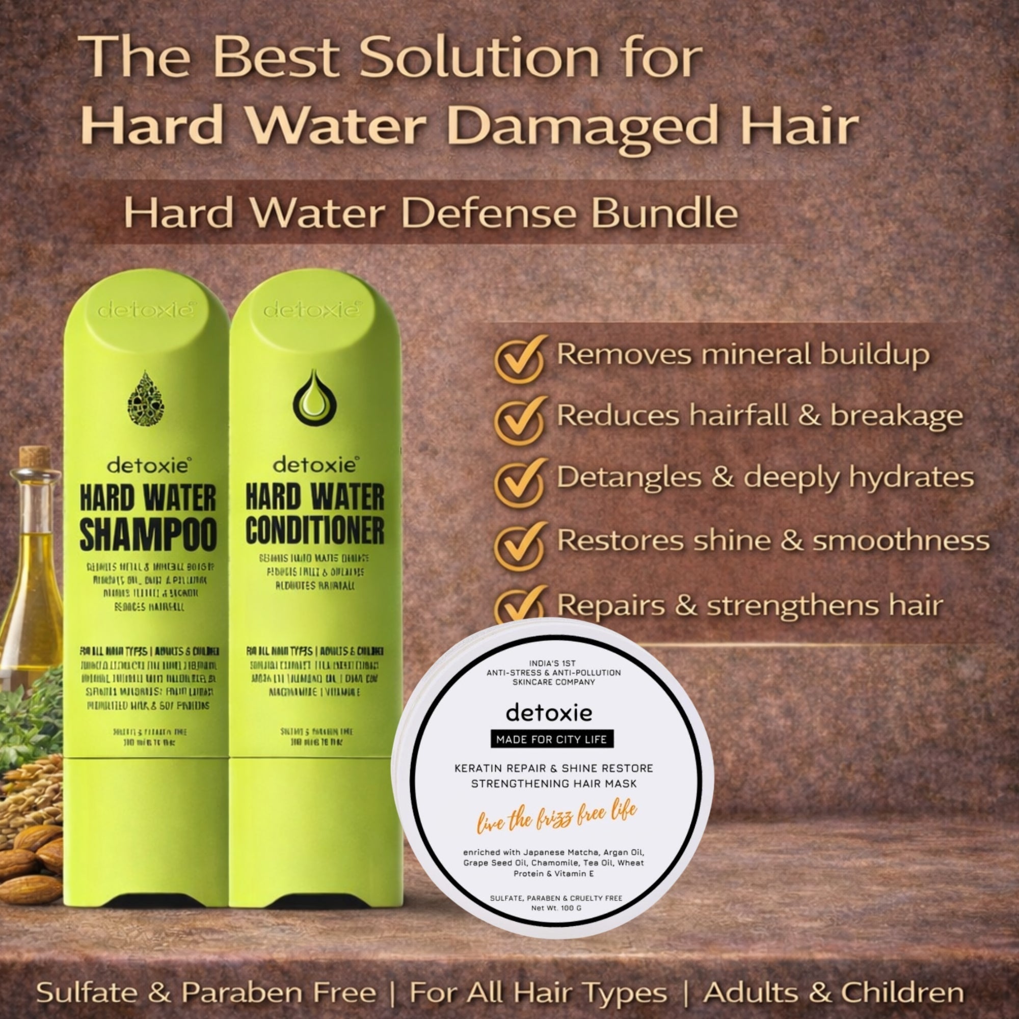 Detoxie Hard Water Defense Bundle | Grocsy