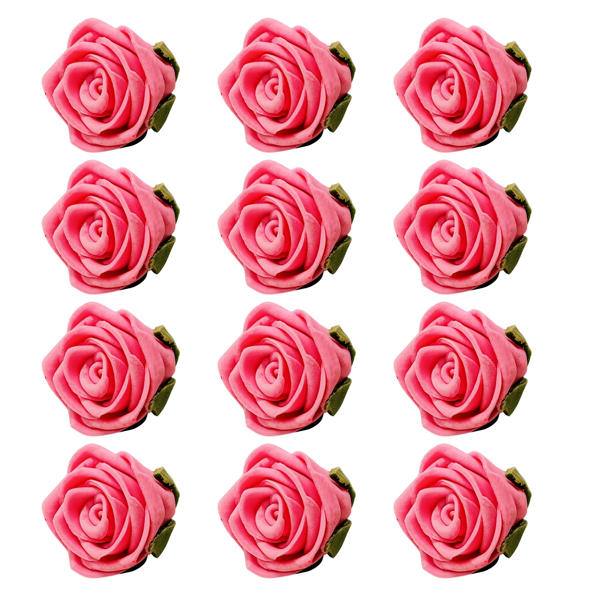 Confect French Rose Pink | Edible Sugar Roses Topper | Grocsy