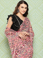 Ahalyaa Poly Chiffon Saree | Grocsy