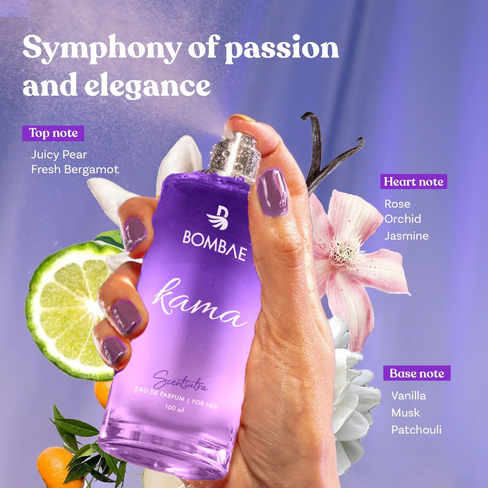 Bombae Kama EDP Fragrance For Her | Grocsy