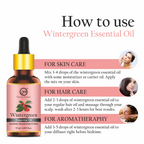 Nuerma Science Pure Wintergreen Essential Oil For Skin, Body & Hair Care | Grocsy