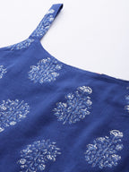 Ahalyaa Floral Printed Pure Cotton Tunic | Grocsy