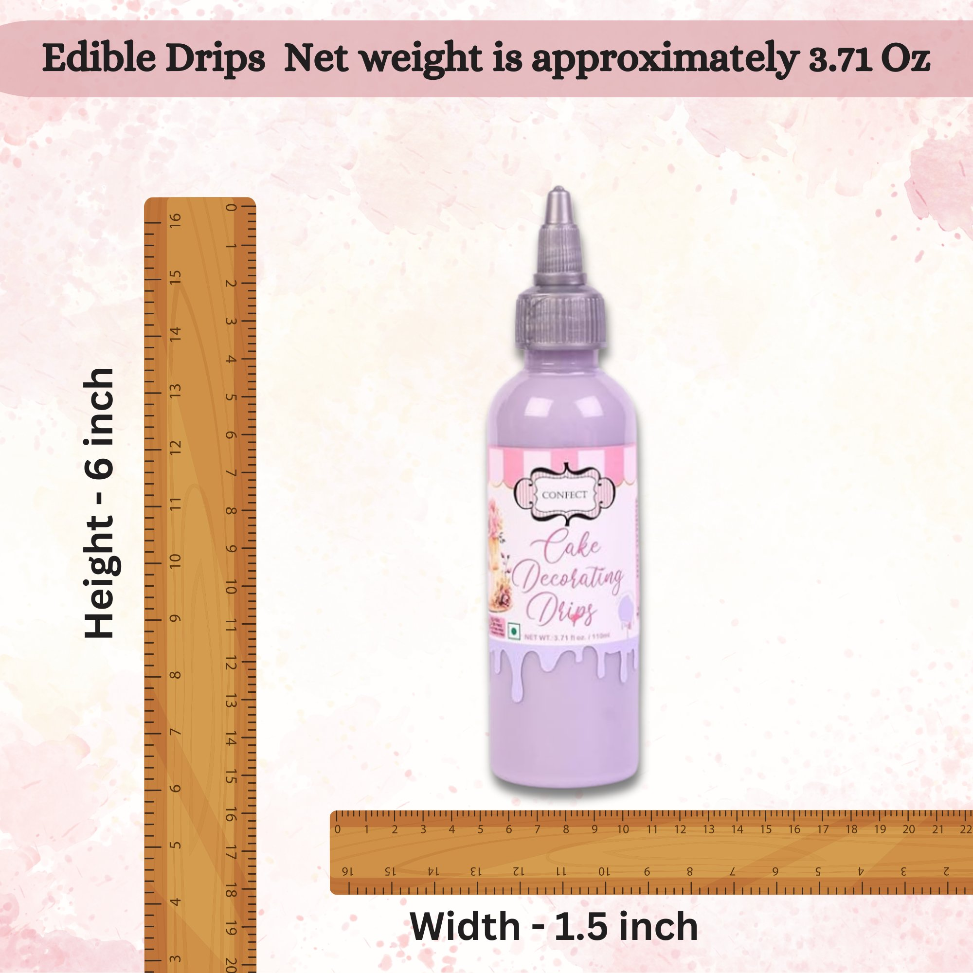 Confect Luscious Lavender | Edible Drips | Grocsy