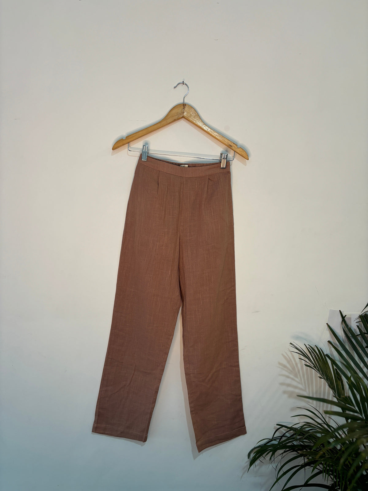 trueBrowns Beige Gauze Short Top Co-ord Set | Grocsy