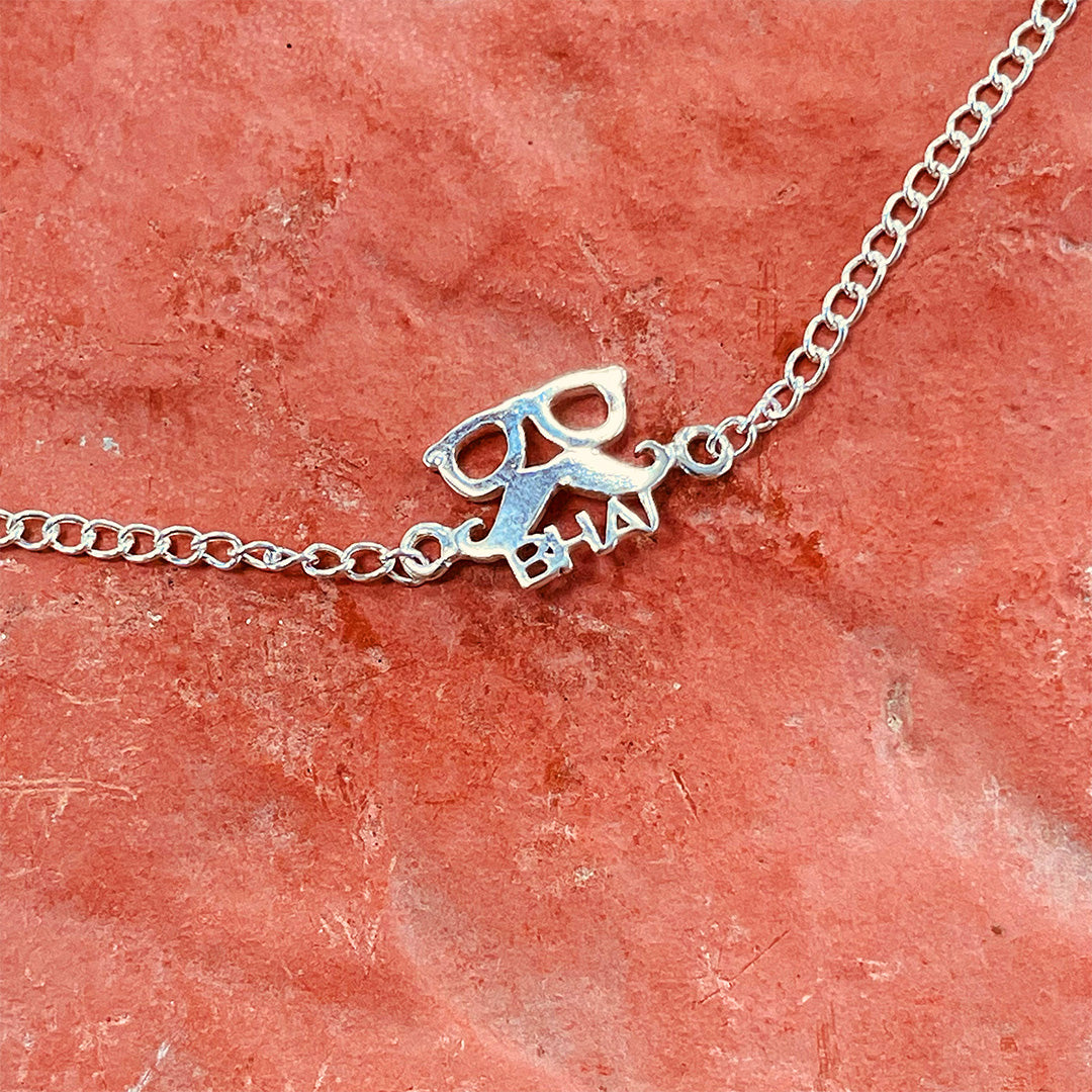 trueBrowns 925 Sterling Silver Chashmish Bhai Silver Chain Rakhi | Grocsy