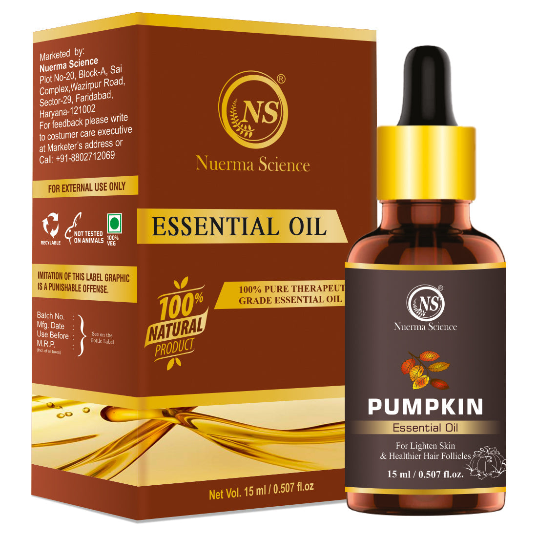 Nuerma Science Pumpkin Essential Oil | Grocsy