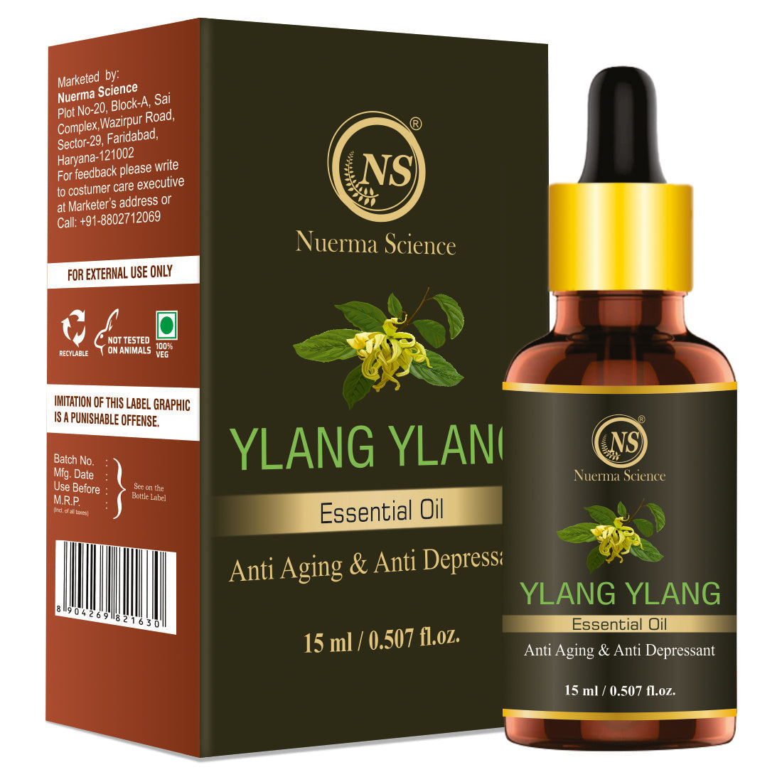 Nuerma Science Ylang Ylang Essential Oil | Grocsy