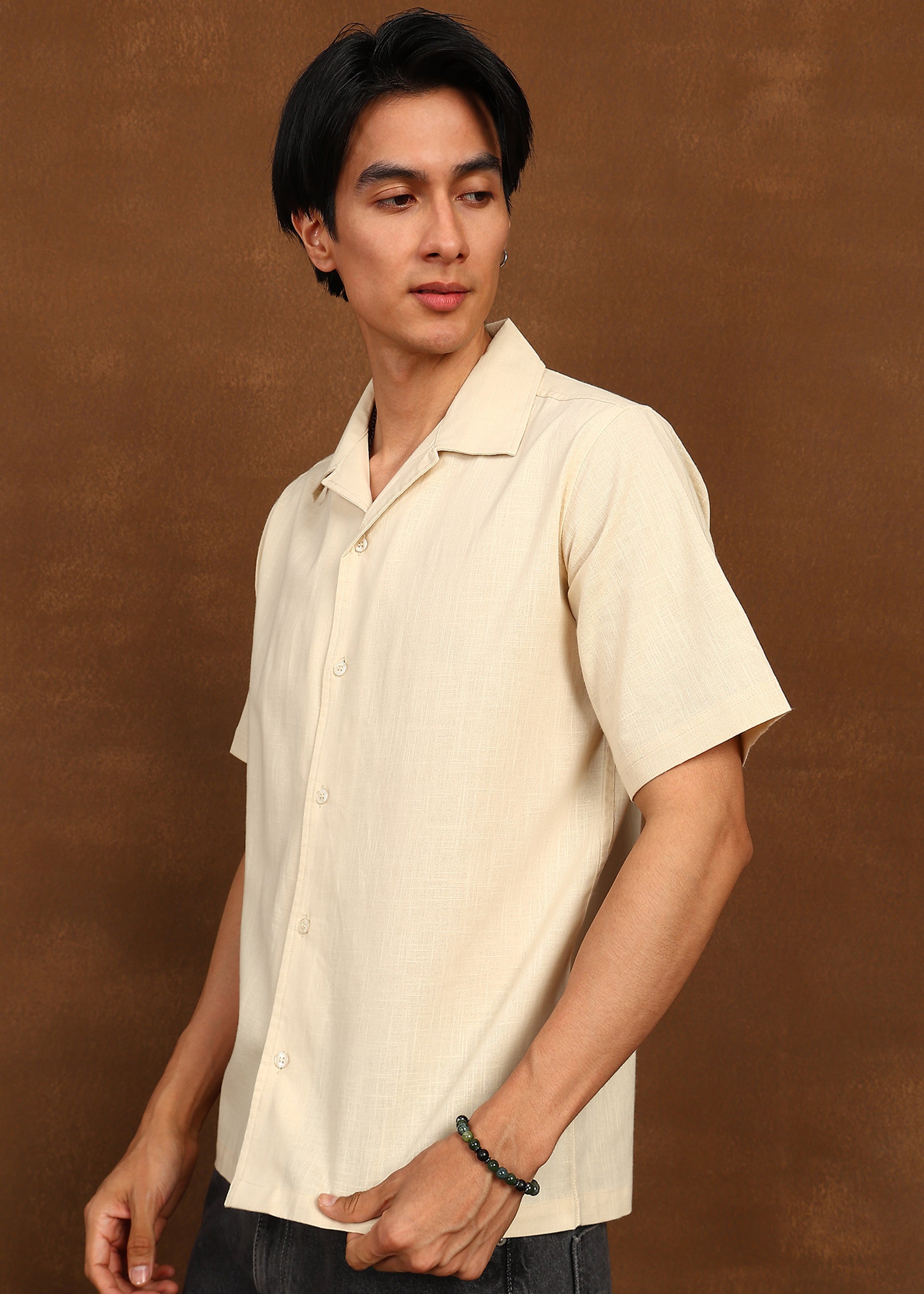 Fabmade Sand Whisper Shirt | Grocsy
