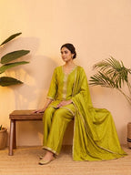 Anaita Yellow Stylish Readymade Co-Ords Set | Grocsy