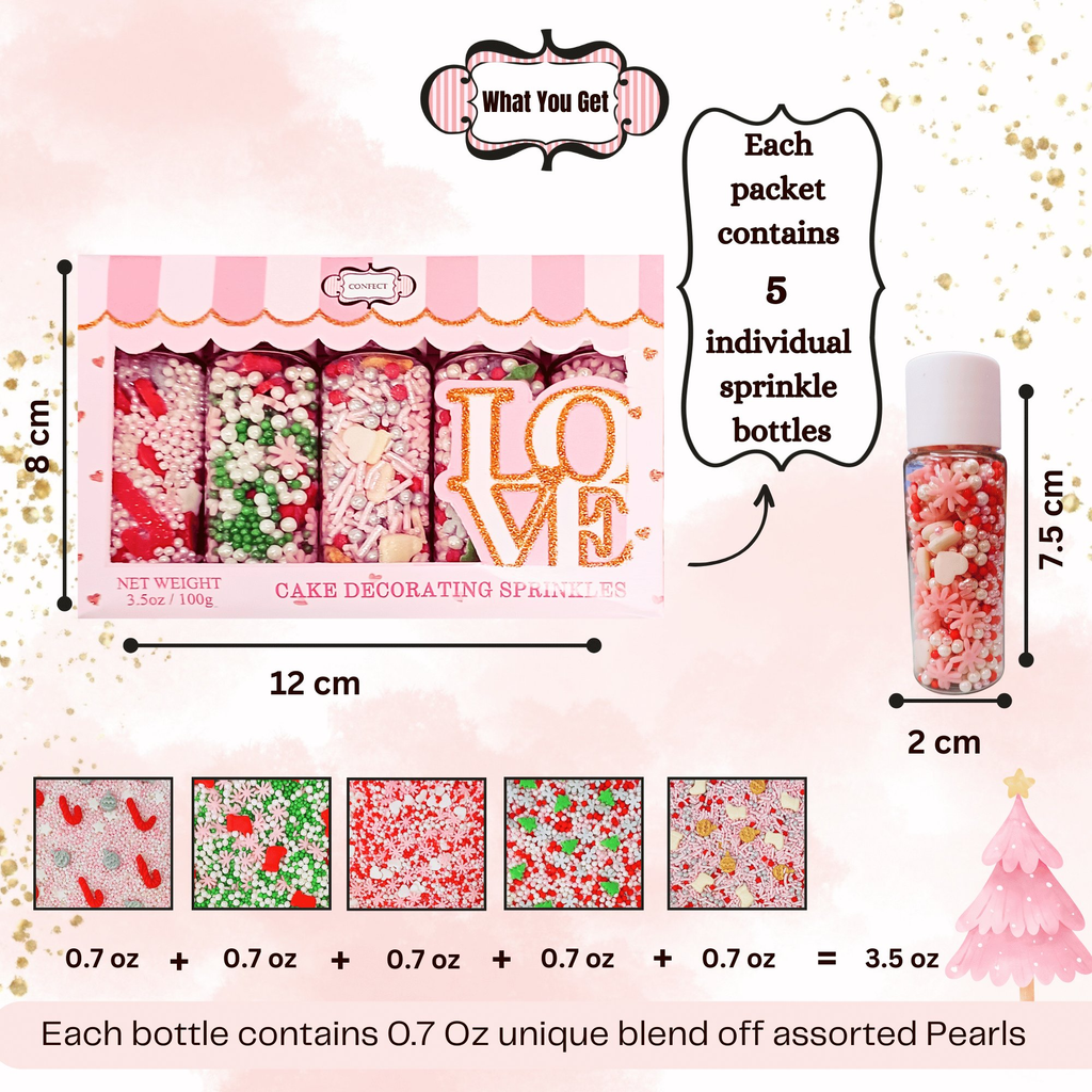 Confect Christmas Sprinkles CH Multipack 23 | Grocsy