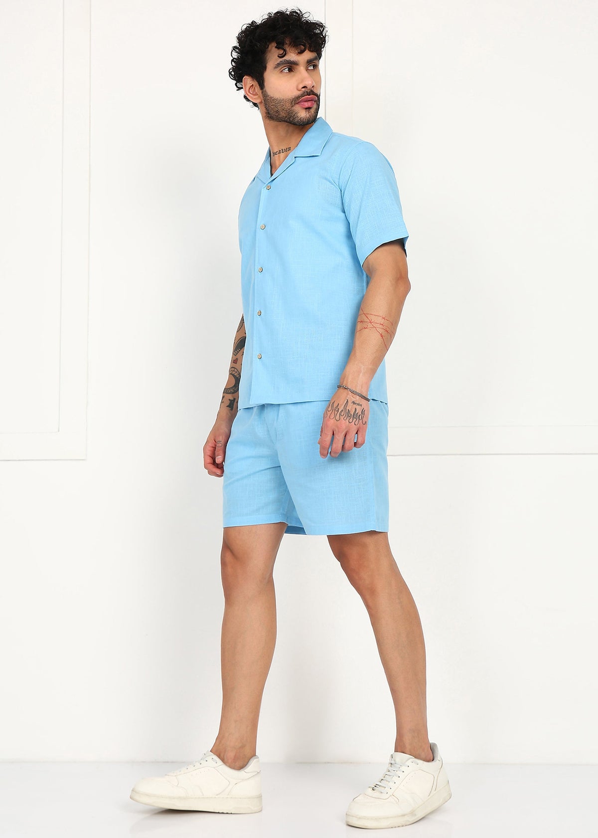 Fabmade Skyline Linen Co-Ord Set | Grocsy