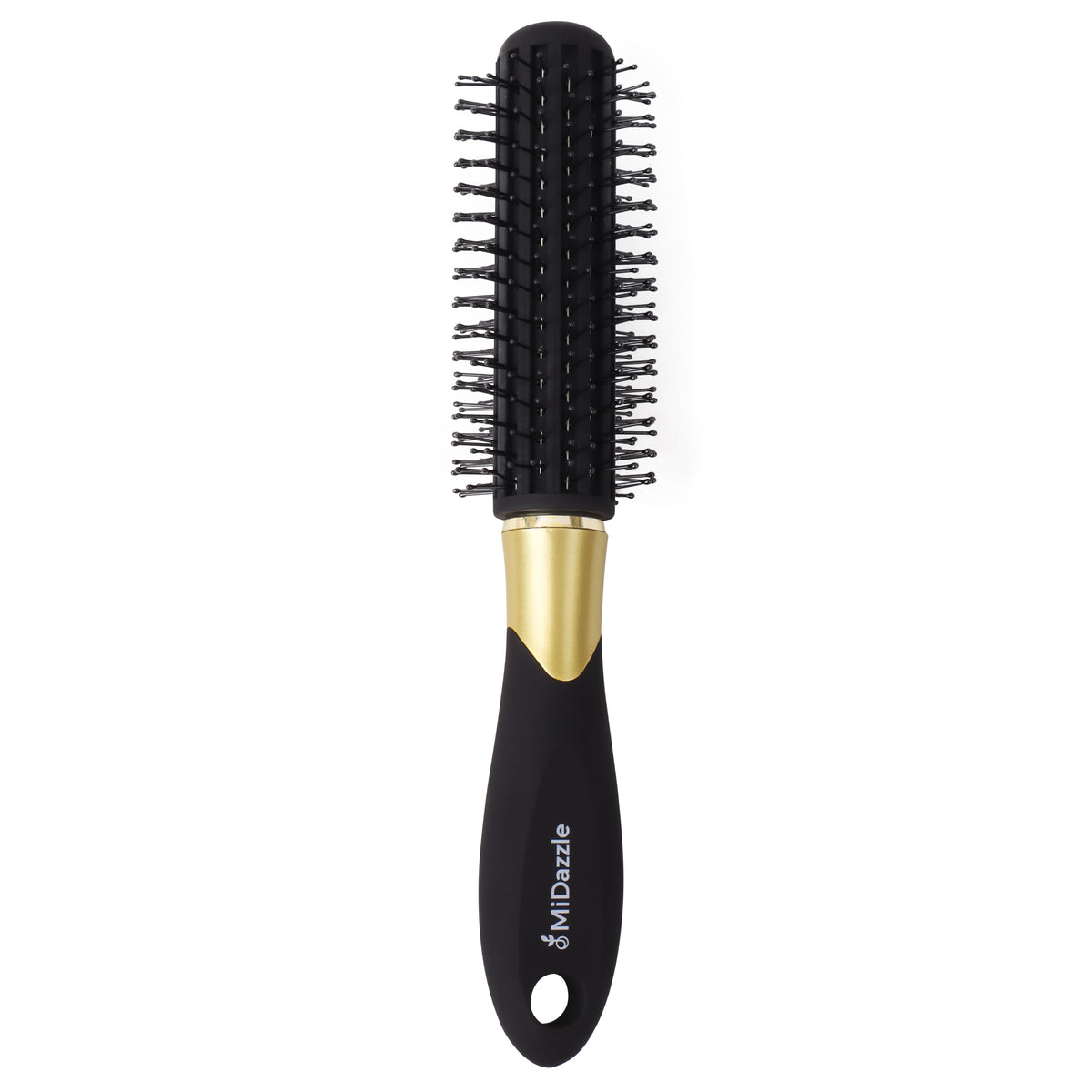 MiDazzle Hair Brush (Black & Gold) MIHB0031 | Grocsy