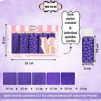 Confect Sprinkles for Cakes & Cupcakes Decoration | USP-1(Purple) | Grocsy