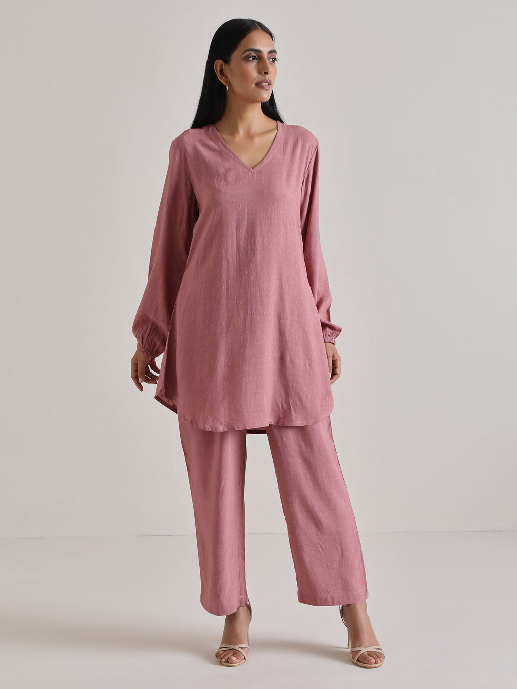 trueBrowns Mauve Short Co-Ord Set | Grocsy