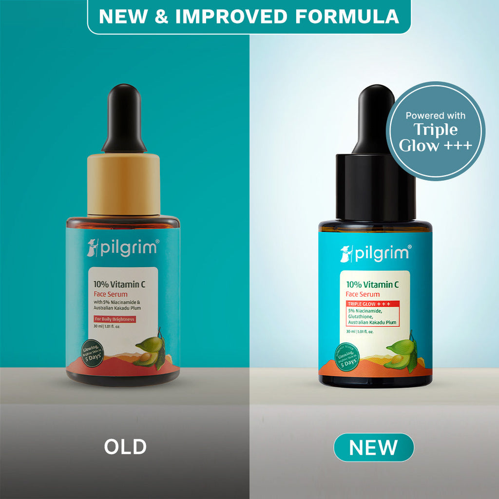 Pilgrim 10% Vitamin C Face Serum For Daily Brightness 5% Niacinamide | Grocsy