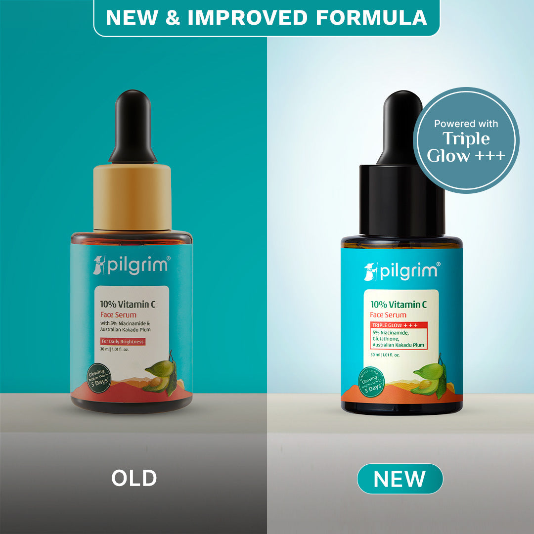 Pilgrim 10% Vitamin C Face Serum For Daily Brightness 5% Niacinamide | Grocsy