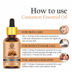 Nuerma Science Cinnamon Essential Oil For Body, Skin & Hair Care | Grocsy