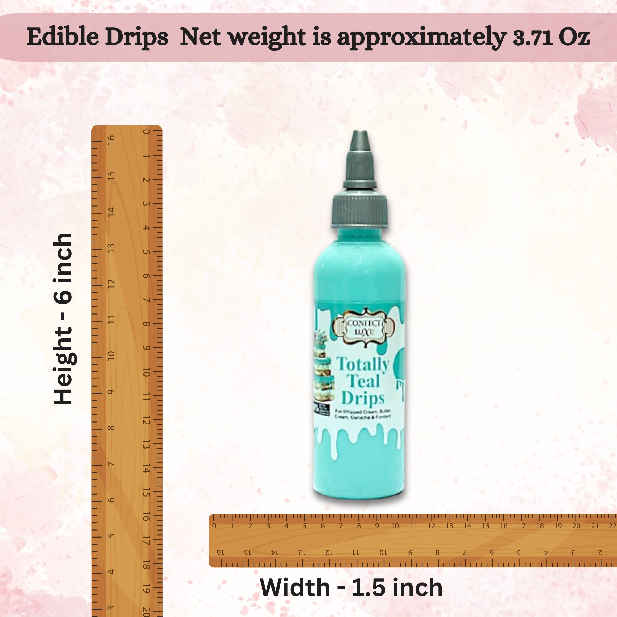 Confect Totally Teal | Edible Drips | Grocsy