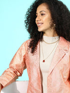 Ahalyaa Women Printed Blazer | Grocsy