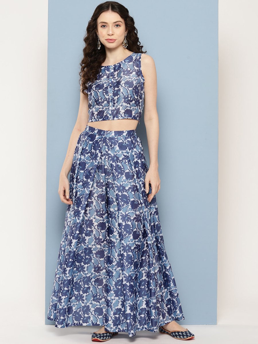 Ahalyaa Printed Ethnic Co-Ords | Grocsy