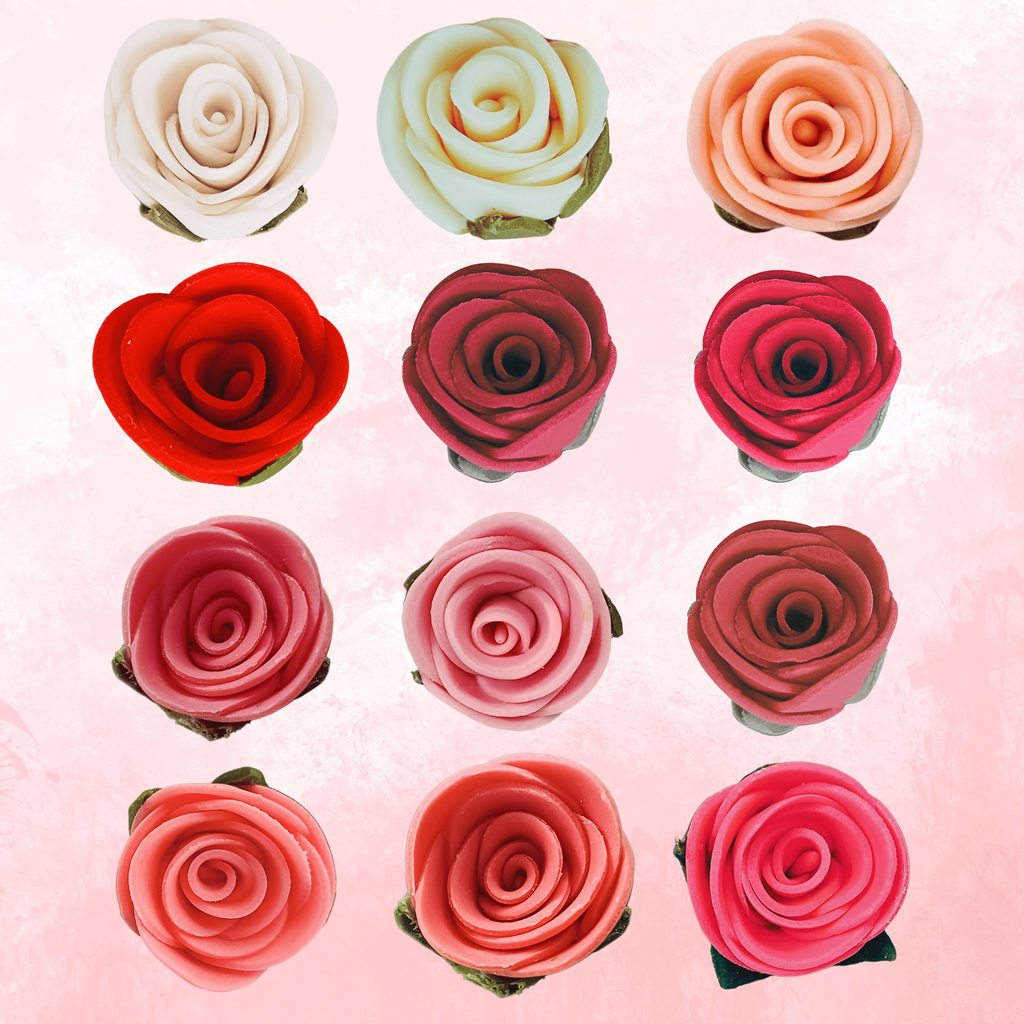 Confect Ombre- 5 | Edible Sugar Roses Topper | Grocsy