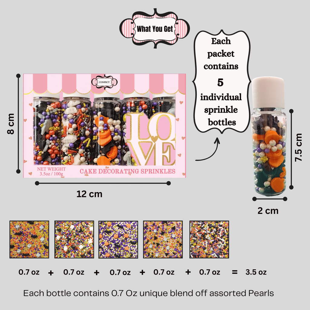 Confect Halloween sprinkles Multipack 2 (New) | Grocsy