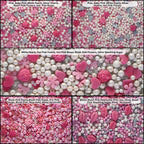 Confect Silver Hearts & White Pearls | Edible Mother's Day Sprinkles | Grocsy