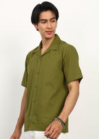 Fabmade Olive Ease Shirt | Grocsy