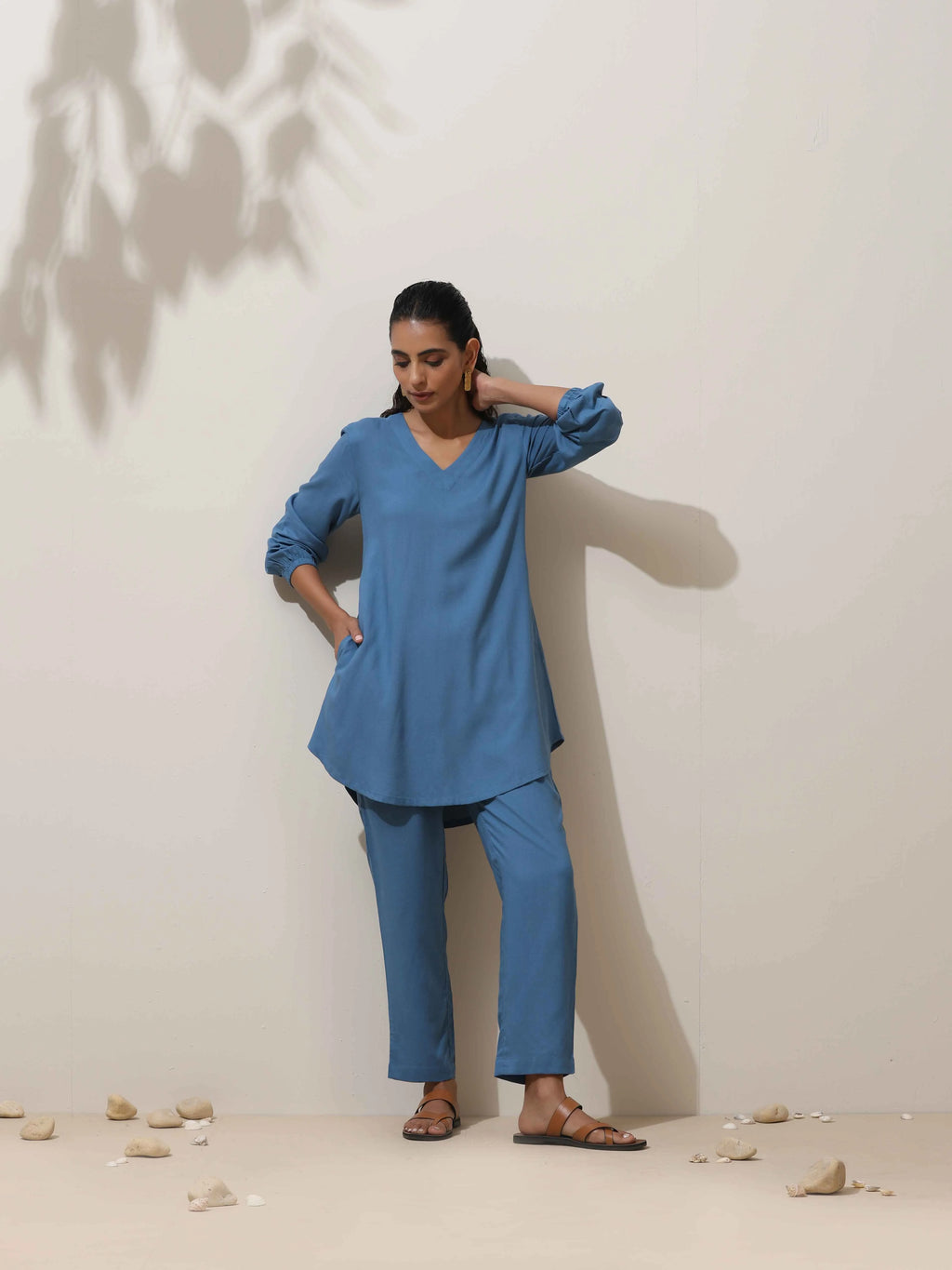 trueBrowns Blue Co-ord Set | Grocsy