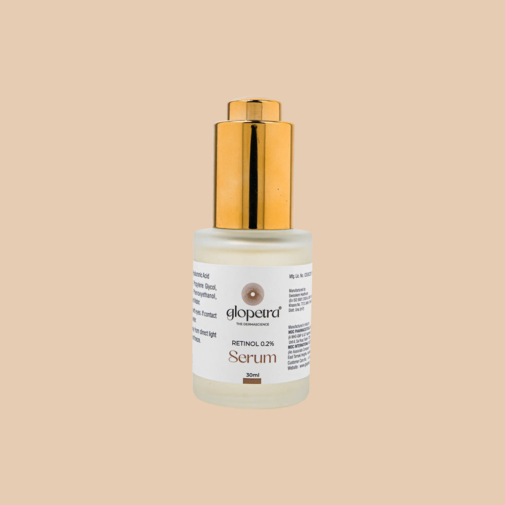Glopetra Retinol 0.2% - Anti Ageing Serum For Face | Grocsy