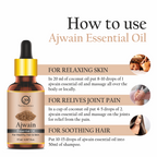 Nuerma Science Pure Ajwain  Essential Oil For Skin Care & Hair Care | Grocsy