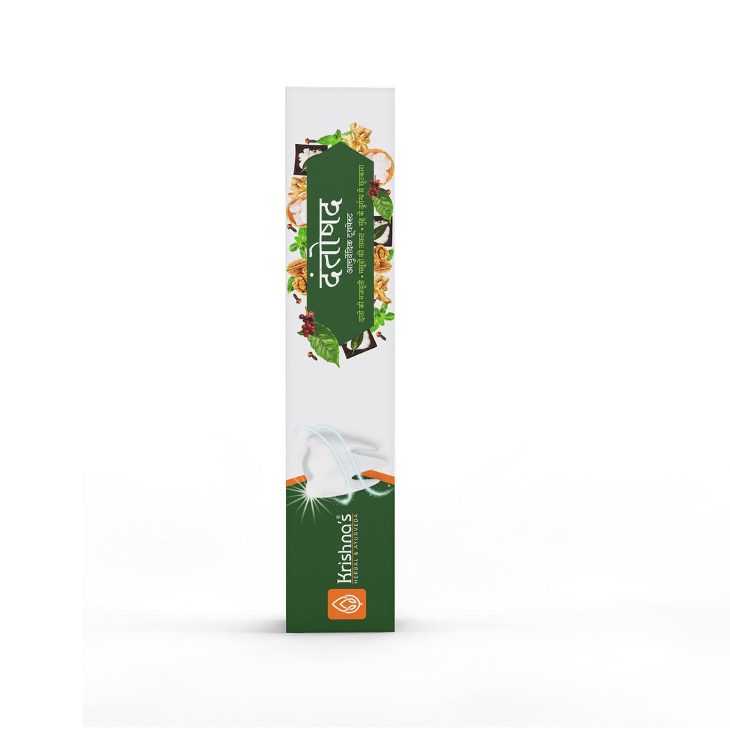 Krishna'S Herbal & Ayurveda Dantoshad Ayurvedic Toothpaste | Grocsy