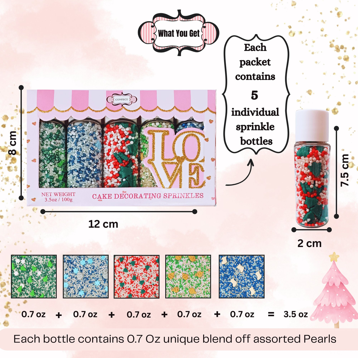Confect Christmas Sprinkles CH Multipack 27 | Grocsy