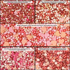 Confect Valentine Sprinkles | 10 Edible Decoration for Baking & Dessert | Grocsy