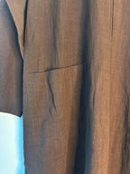 trueBrowns Beige Slub Dress | Grocsy