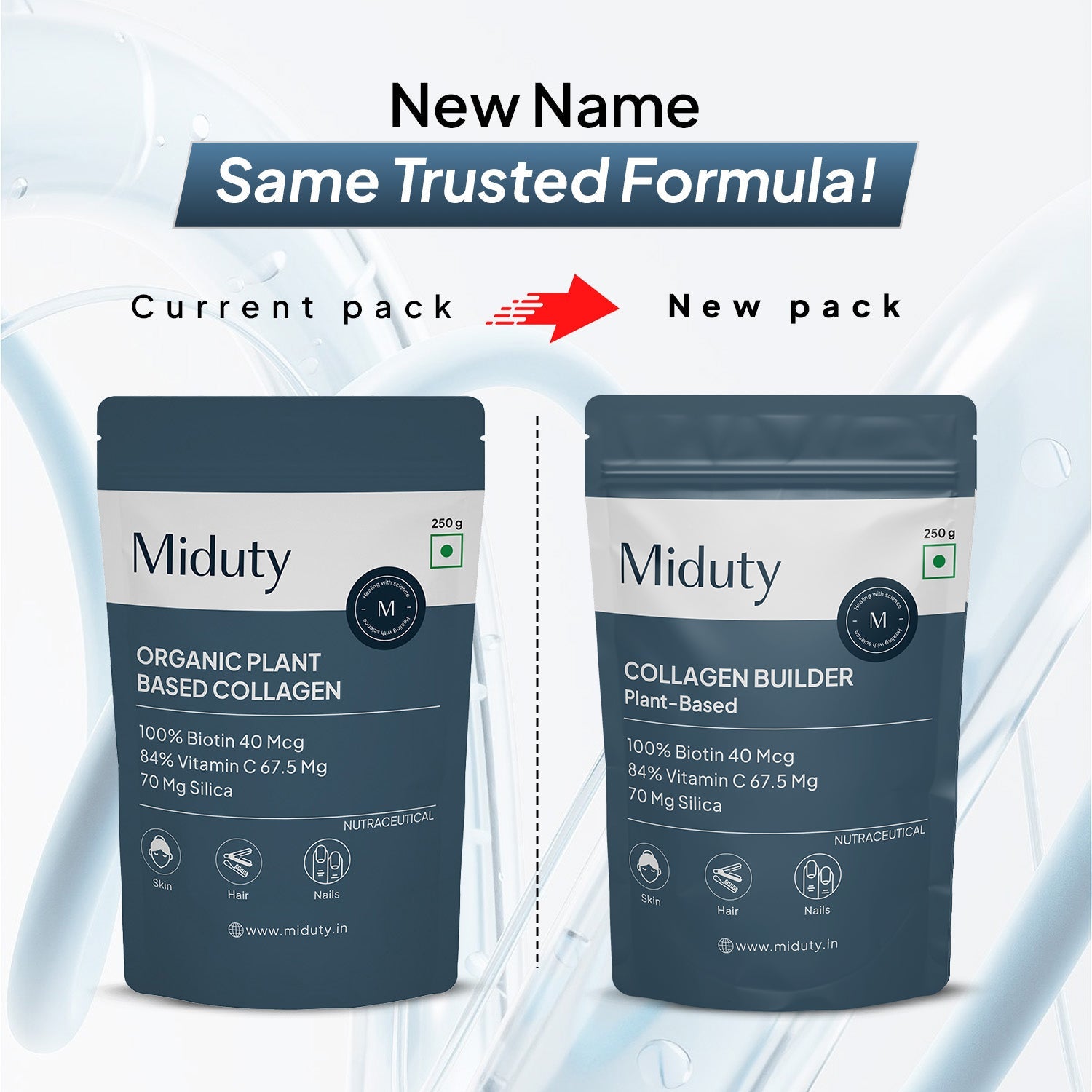 Miduty by Palak Notes Organic Plant Based Collagen | Grocsy